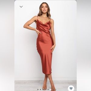 Persia Dress- Rust